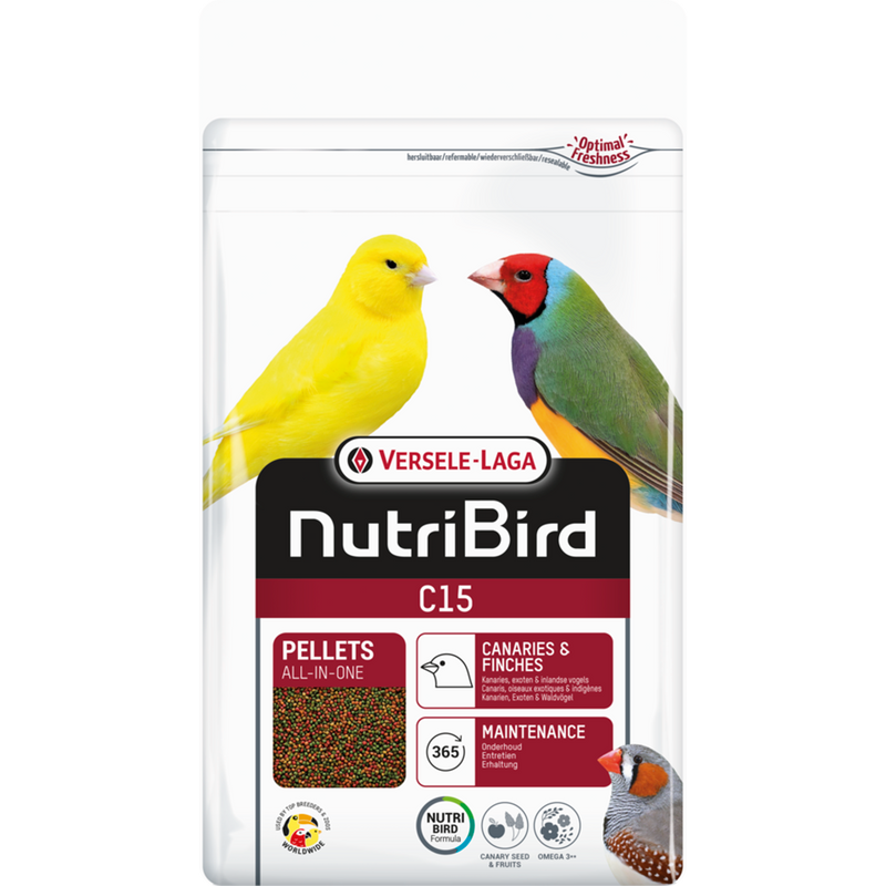 Versele-Laga NutriBird C15 Pellets - Canaries & Finches 1kg