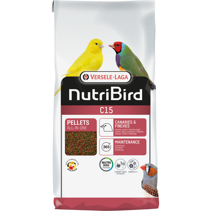 Versele-Laga NutriBird C15 Pellets - Canaries & Finches 3kg