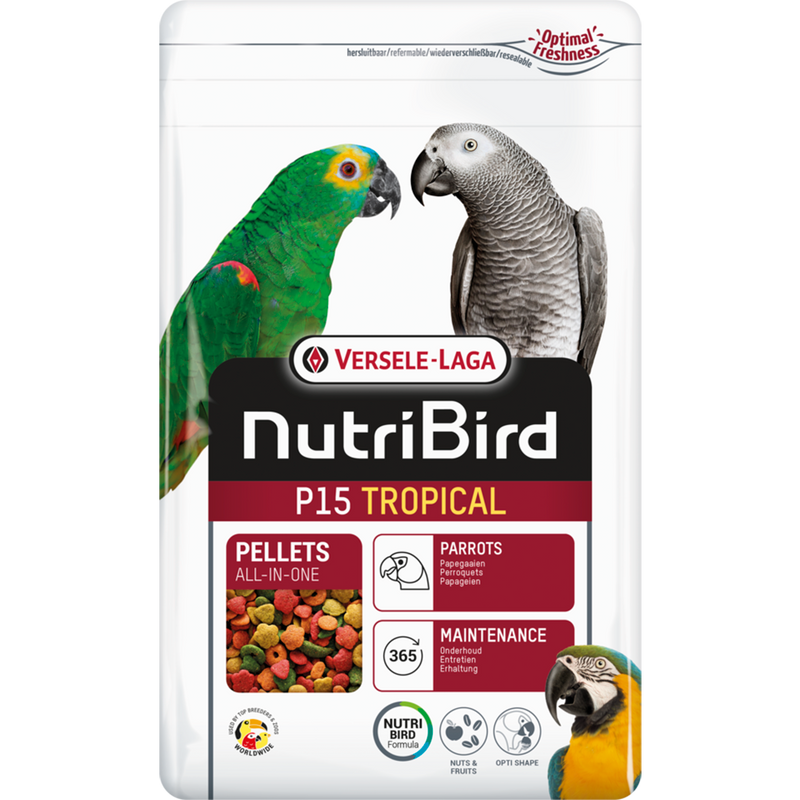 Versele-Laga NutriBird P15 Tropical Pellets - Parrots 1kg