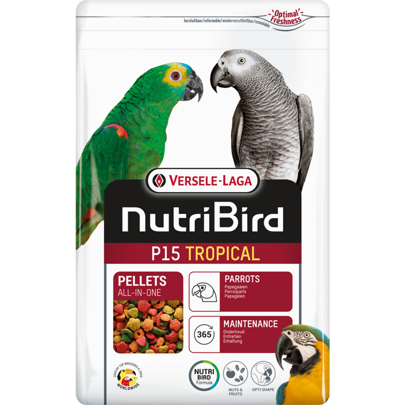 Versele-Laga NutriBird P15 Tropical Pellets - Parrots 3kg