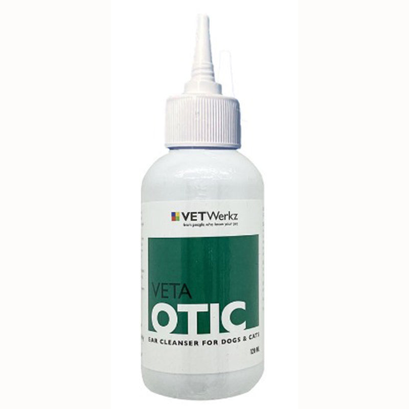 VetWerkz Veta Otic Ear Cleanser for Dogs & Cats 120ml