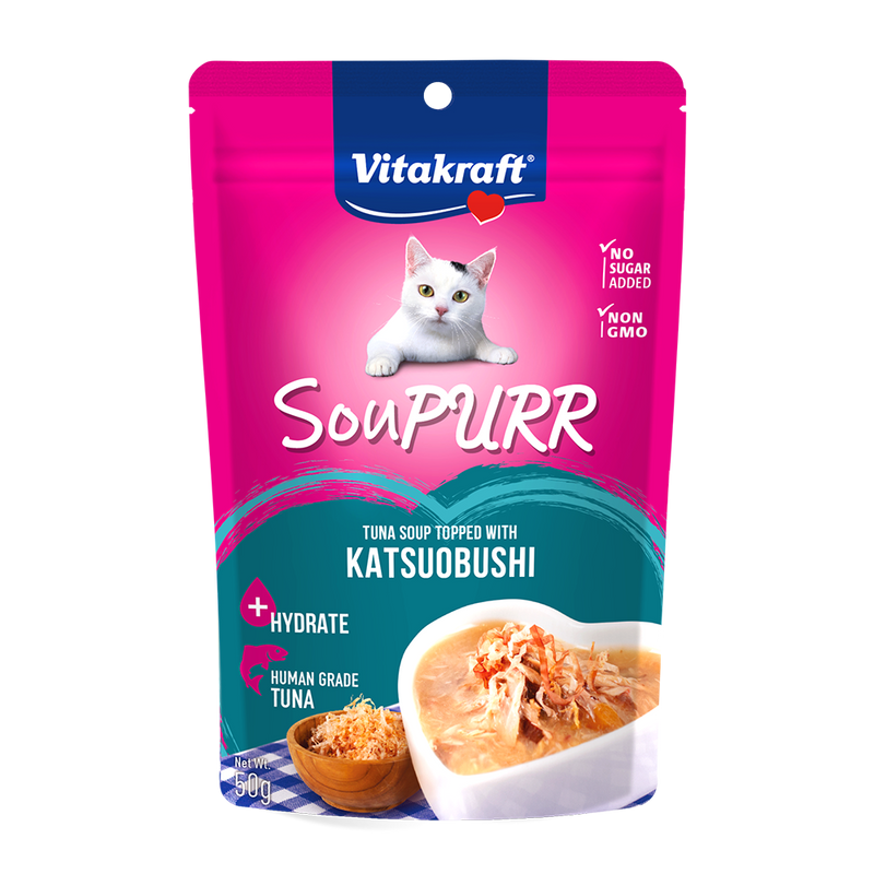 Vitakraft Cat Soupurr Tuna Soup Topped with Katsuobushi 50g