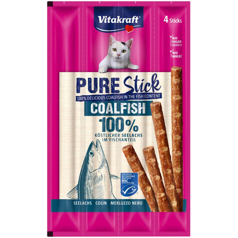 Vitakraft Cat Stick Coal Fish 4sticks