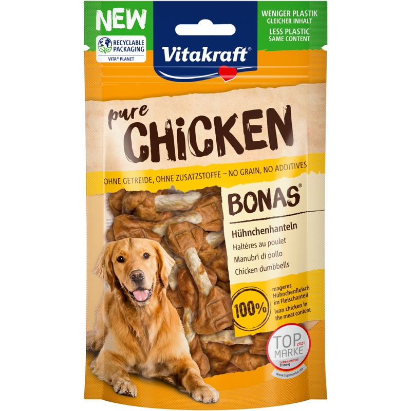 Vitakraft Dog Treats Pure Chicken Dumbbells 80g