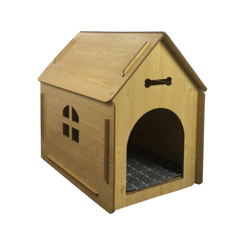 Voopet Dog House Wooden S (Up to 3kg, 40cm x 39cm x 45cm)