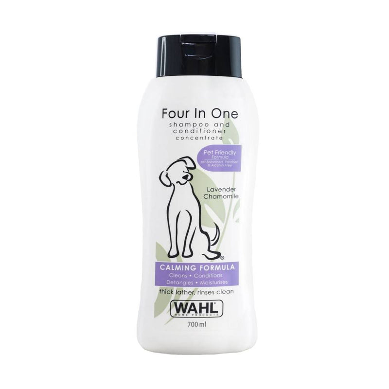 WAHL Dog Shampoo and Conditioner Four in One Calming Formula - Lavender Chamomile 700ml