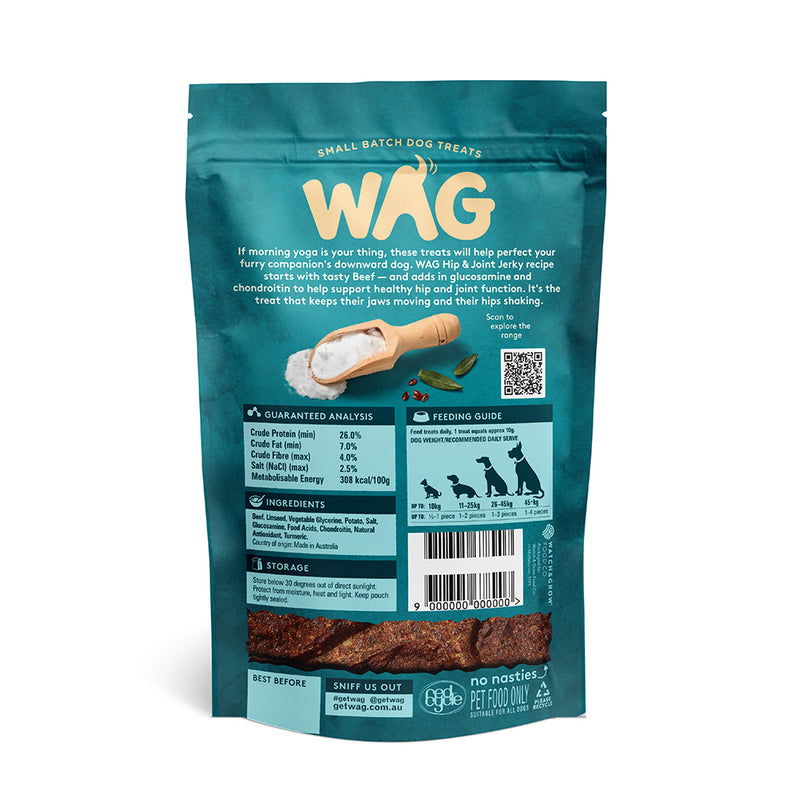 Wag Dog Treats Beef Hip & Joint 100g