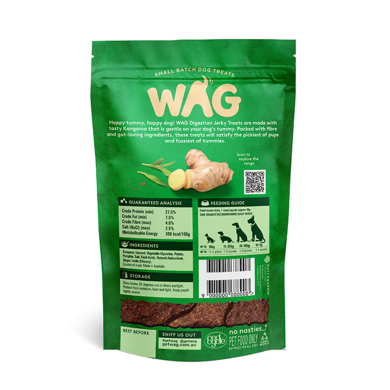 Wag Dog Treats Kangaroo Digestion 100g