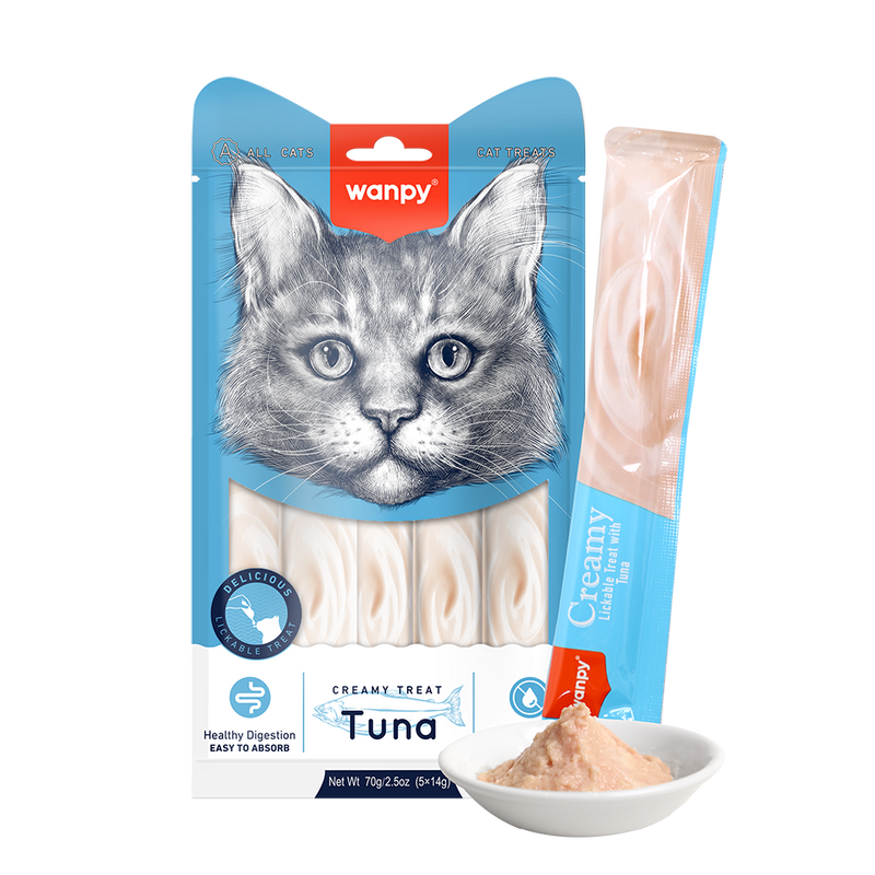 Wanpy Cat Treat Creamy Tuna 70g