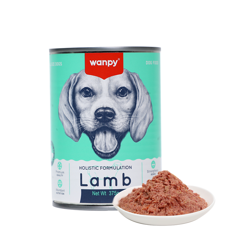Wanpy Premium Dog Canned Food Lamb 375g - Main Image