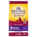 Wellness Dog Complete Health Grain Free Small Breed Deboned Turkey, Chicken & Salmon Meal Recipe 4lb