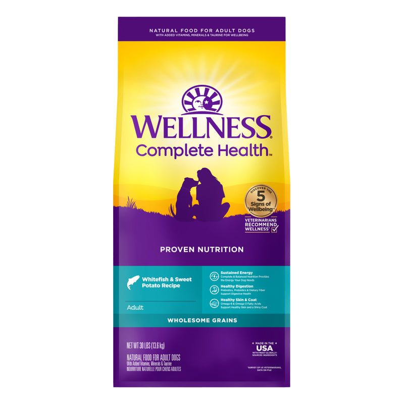 Wellness Dog Complete Health Whitefish & Sweet Potato 30lb