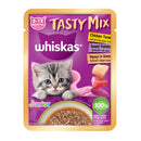 Whiskas Pouch Junior Tasty Mix Chicken Tuna, Sweet Potato in Gravy 70g