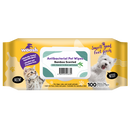 Woosh Pet Wipes Antibacterial - Bamboo 100sheets