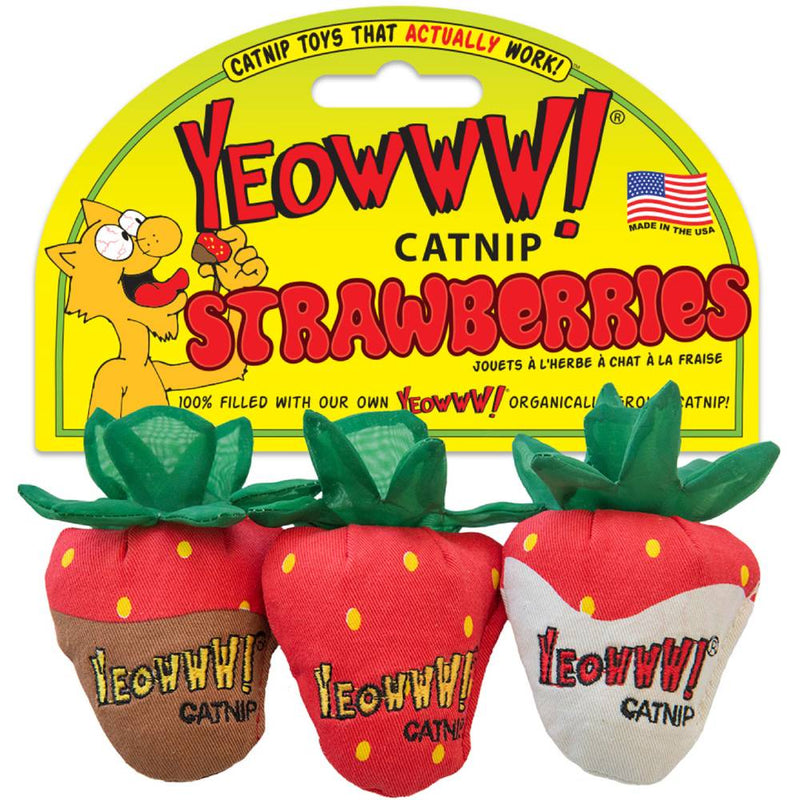 Yeowww! Catnip Strawberries 3 in 1