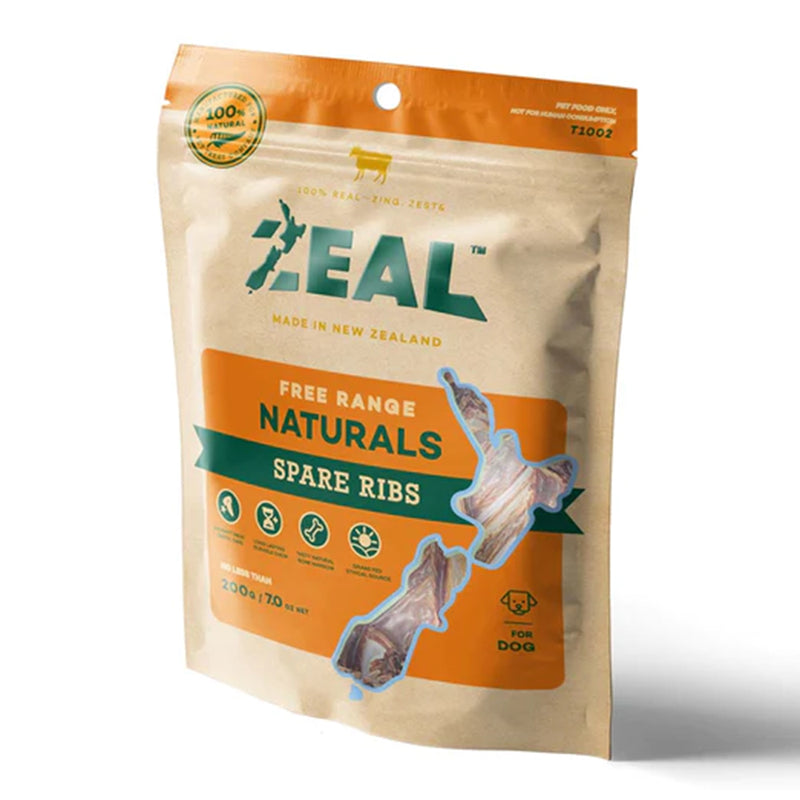 Zeal Free Range Naturals Spare Ribs 200g