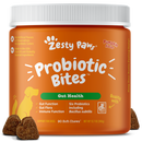 Zesty Paws Dog Probiotic Bites Gut Health Pumpkin 90soft chews