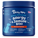 Zesty Paws Dog Senior Advanced Allergy & Immune Bites Immune System Salmon 90soft chews