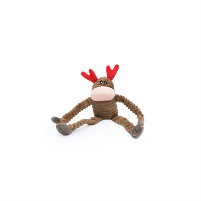 Zippypaws Crinkle Reindeer - Holiday L