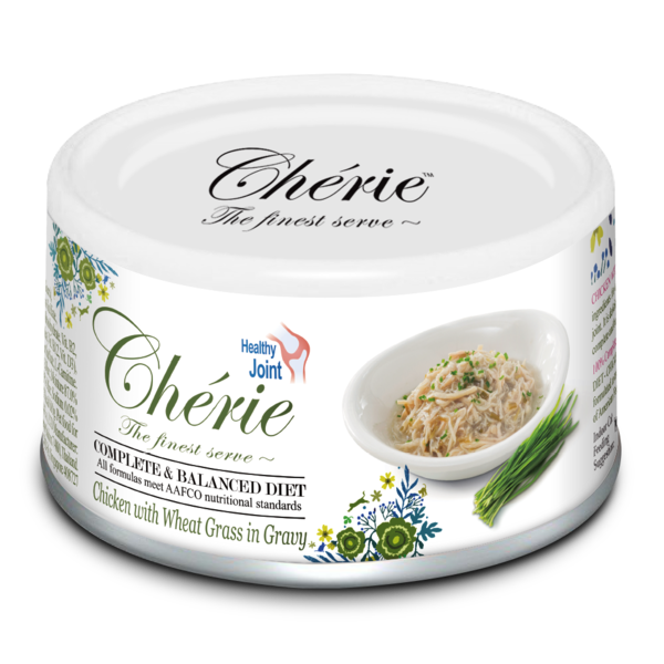 Cherie Cat Healthy Joint - Chicken with Wheat Grass in Gravy 80g (EXPIRY 25 JAN 2026)