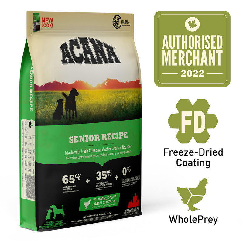 Acana Dog Freeze-Dried Coated Senior 2kg