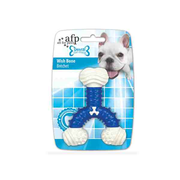 All For Paws Dental Dog Chews Wish Bone Blue