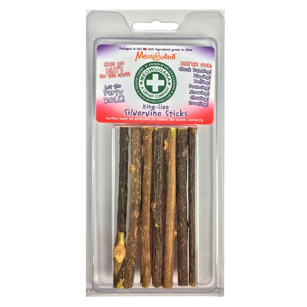 Meowijuana Silvervine Sticks King Size 6pcs