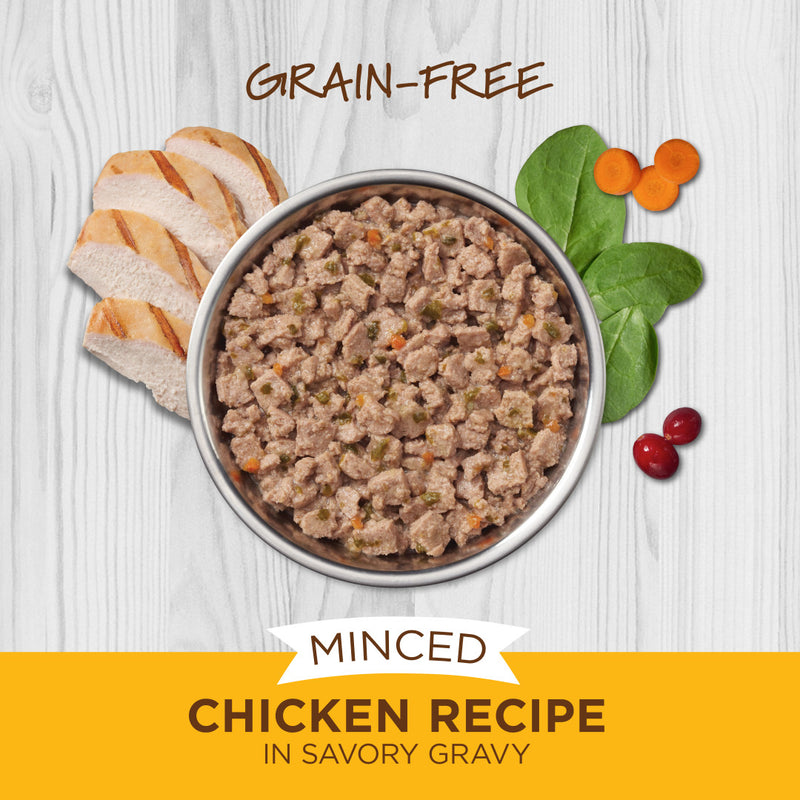 Instinct The Raw Brand Cat Cups Grain-Free Minced Real Chicken Recipe 3.5oz