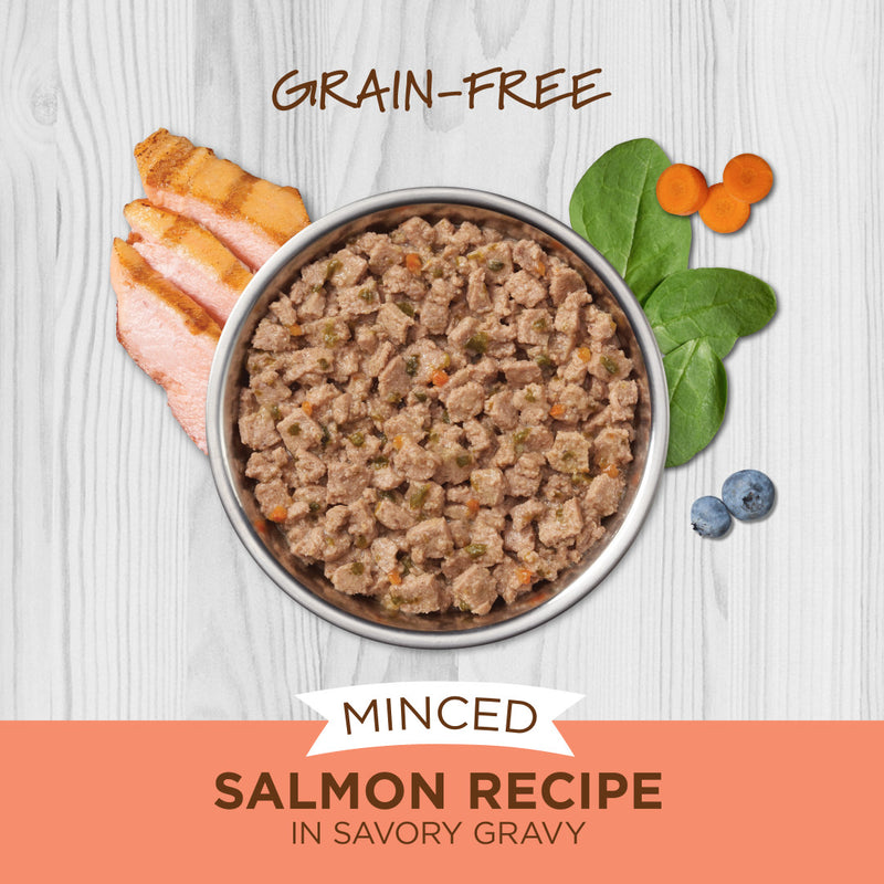 Instinct The Raw Brand Cat Cups Grain-Free Minced Real Salmon Recipe 3.5oz