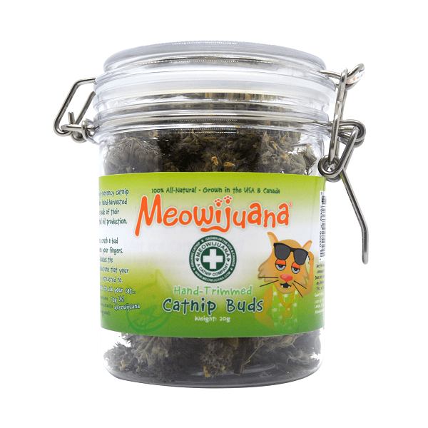 Meowijuana Catnip Jar of Catnip Buds 20g