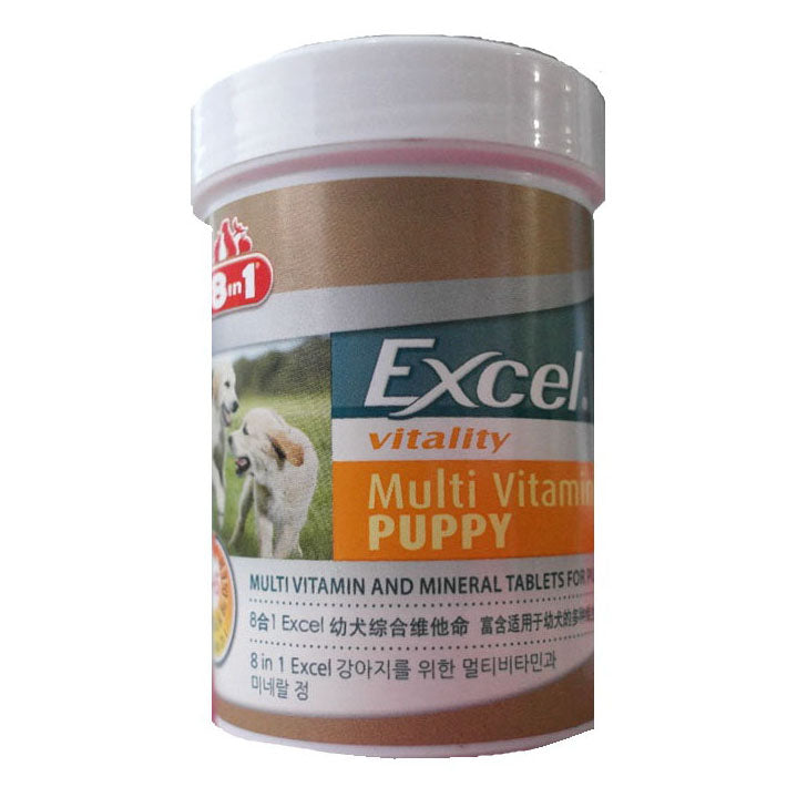 8 in 1 Excel Puppy Multi Vitamin 100tabs
