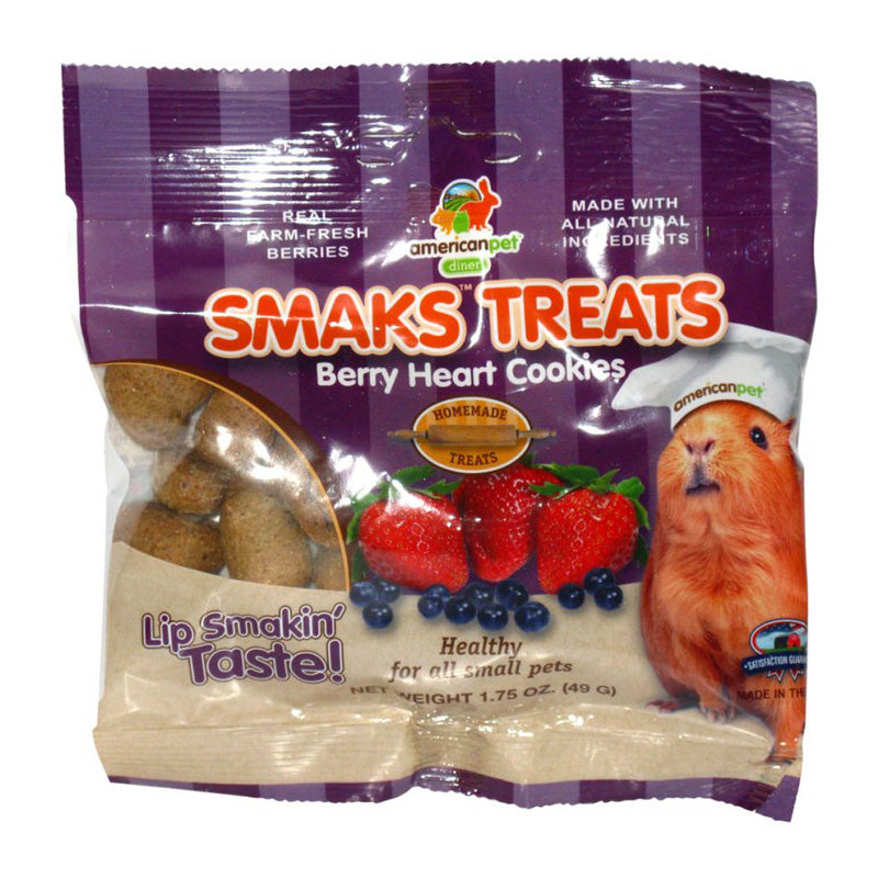 APD Smaks Treats Berry Heart Cookies 1.75oz