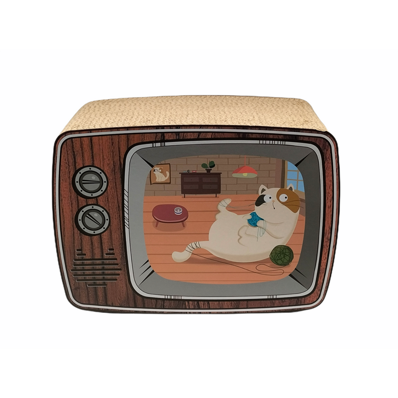 AaPet Cat Scratcher Television Theme Box