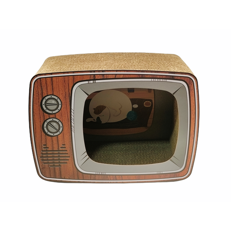 AaPet Cat Scratcher Television Theme Box