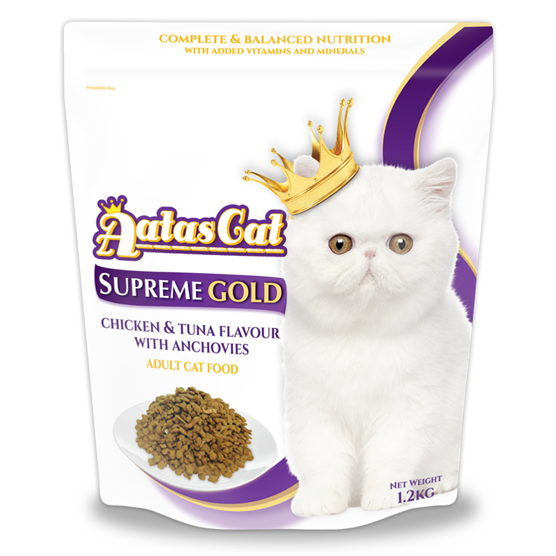 Aatas Cat Adult Supreme Gold Chicken & Tuna with Anchovies 1.2kg