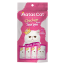 Aatas Cat Creme Puree Chicken with Surimi 14g x 4sachets