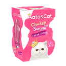 Aatas Cat Creme Puree Chicken with Surimi 14g x 50sachets