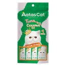 Aatas Cat Creme Puree Tuna with Coconut Oil 14g x 4sachets