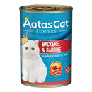 Aatas Cat Essential Mackerel & Sardine in Jelly Formula 400g