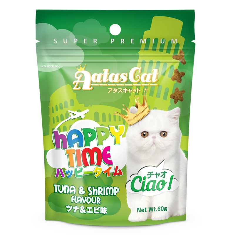 Aatas Cat Happy Time Ciao! - Tuna & Shrimp 60g