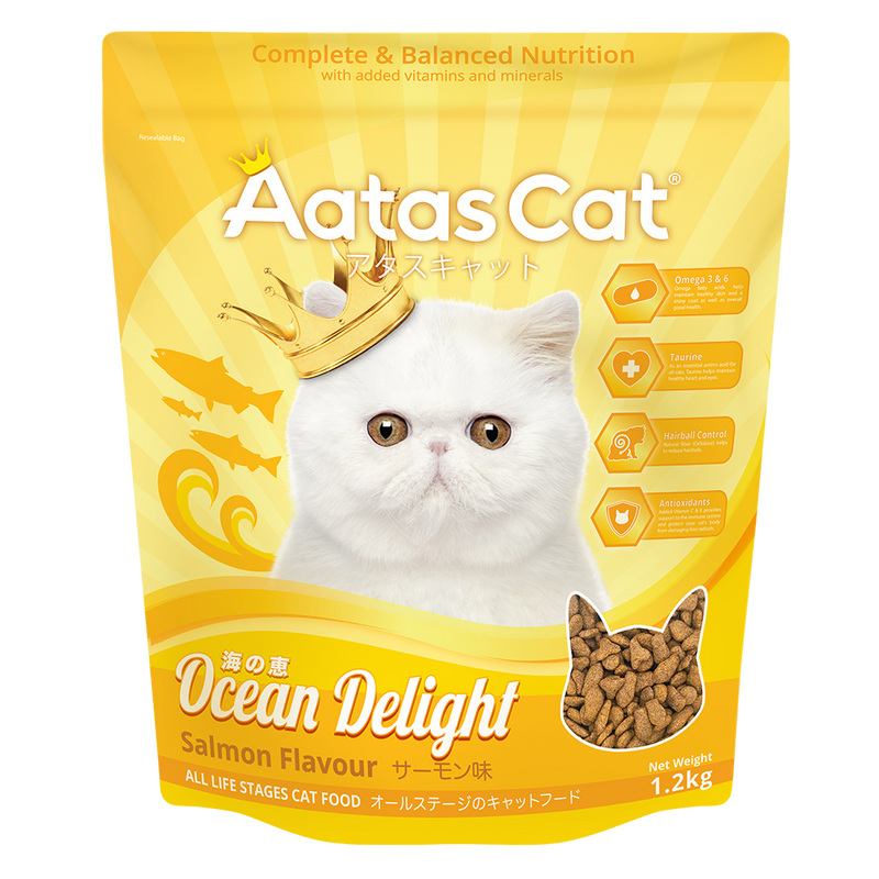 Aatas Cat Ocean Delight - Salmon 1.2kg