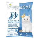 Aatas Cat Premium Clumping Bentonite Cat Litter - Kuick Klump Baby Powder 10L