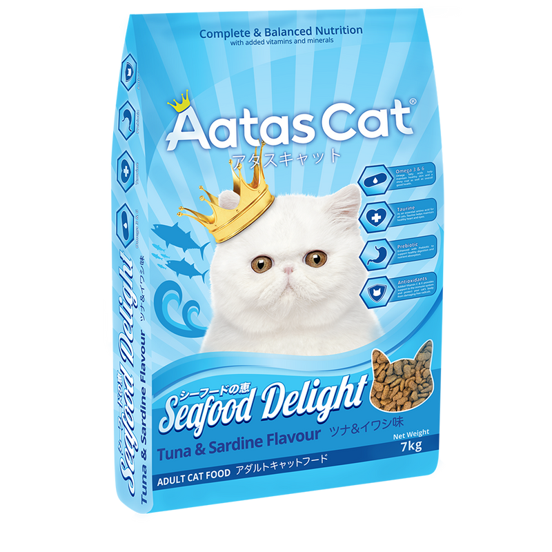 Aatas Cat Seafood Delight - Tuna & Sardine 7kg