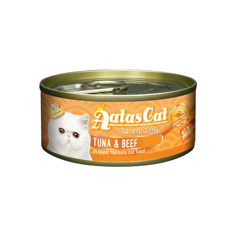 Aatas Cat Tantalizing Tuna & Beef 80g