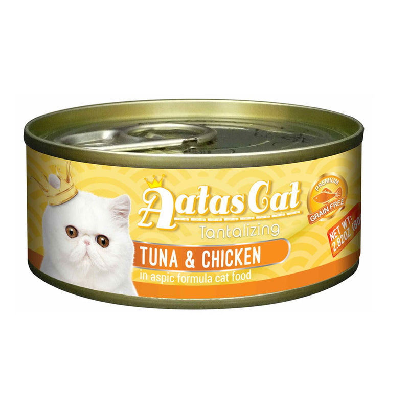 Aatas Cat Tantalizing Tuna & Chicken 80g