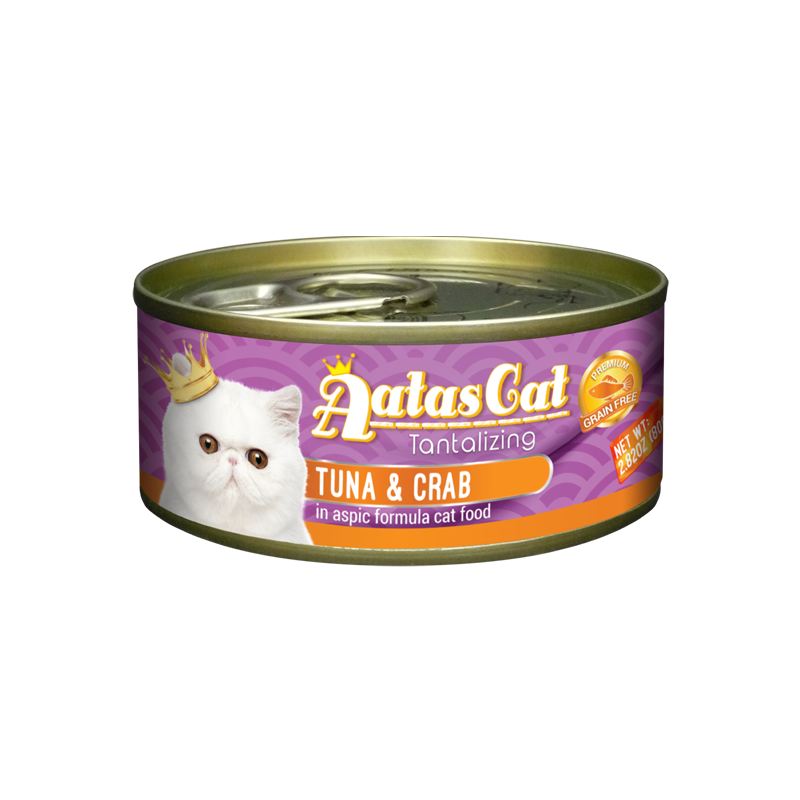 Aatas Cat Tantalizing Tuna & Crab 80g