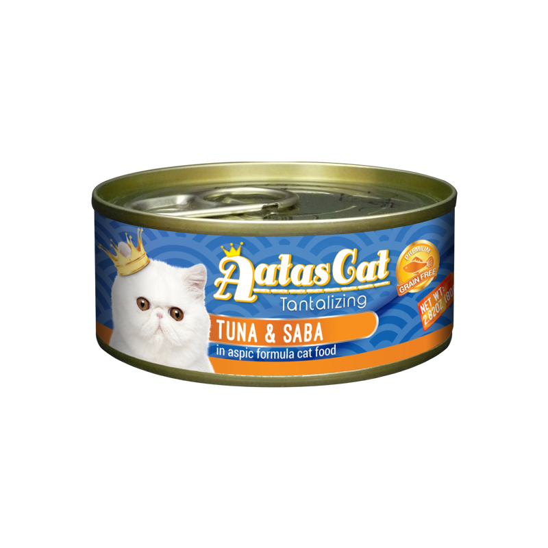 Aatas Cat Tantalizing Tuna & Saba 80g
