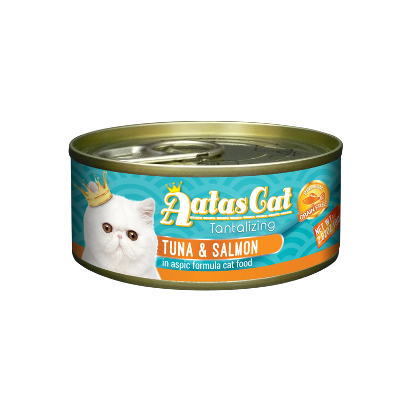 Aatas Cat Tantalizing Tuna & Salmon 80g