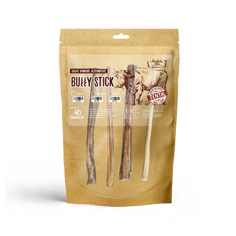 Absolute Bites Bully Stick - Medium 4pcs