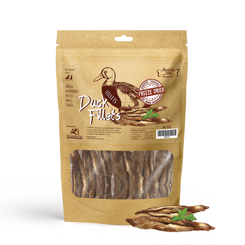 Absolute Bites Dog Freeze-Dried Duck Fillet 70g